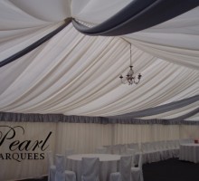 Marquee Lining with drapes